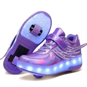 Roller Skate Shoes for Kids Boys Girls LED Roller Sneakers Light Up Fashion